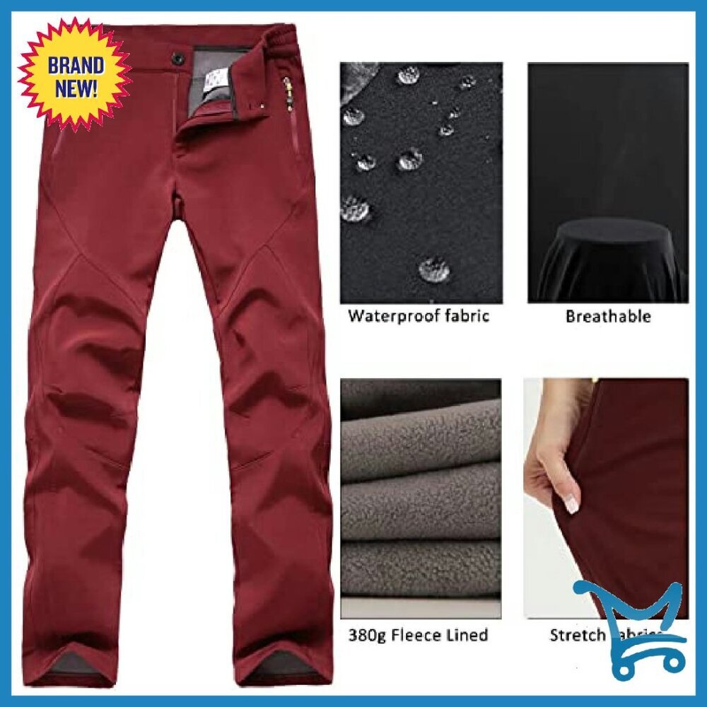 Fleece Lined Waterproof Softshell Pants Women's W… - image 3